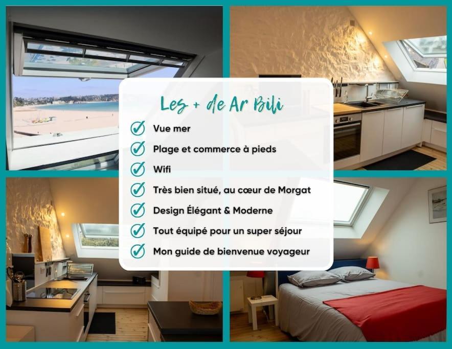 Ar Bili/Vue Mer/Wifi Crozon Eksteriør billede