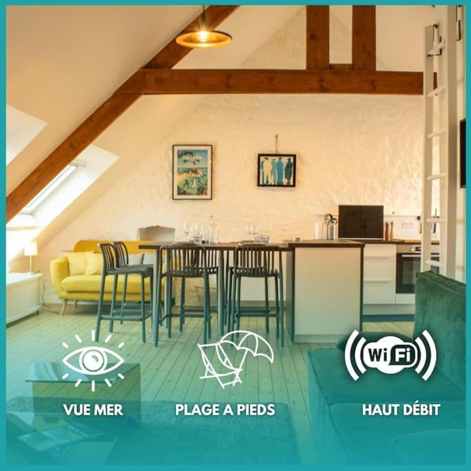 Ar Bili/Vue Mer/Wifi Crozon Eksteriør billede